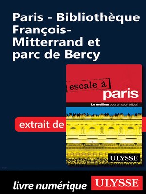 cover image of Paris--Bibliothèque François-Mitterrand et parc de Bercy